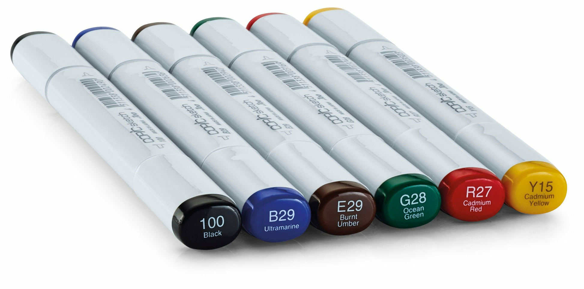 Copic Marker – Sketch, Bold Primaries, Meissel-/Bürstenspitze