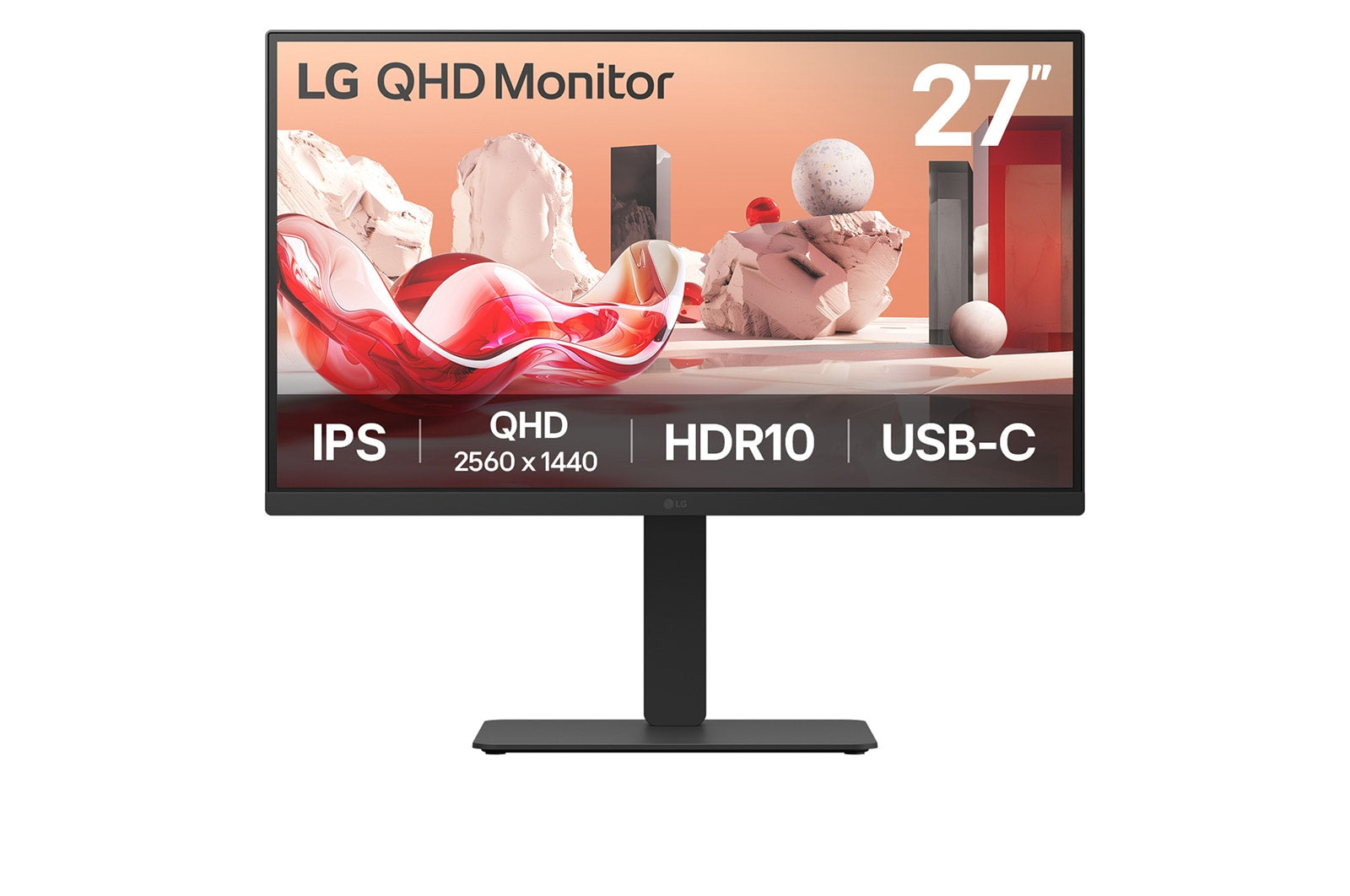 LG 27BA75QB-B – Monitor, 27", USB-C, KVM, Daisy Chain, RJ45