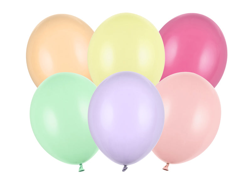 PartyDeco Luftballons – mehrfarbig – Ø 30 cm – Latex – 50 Stk