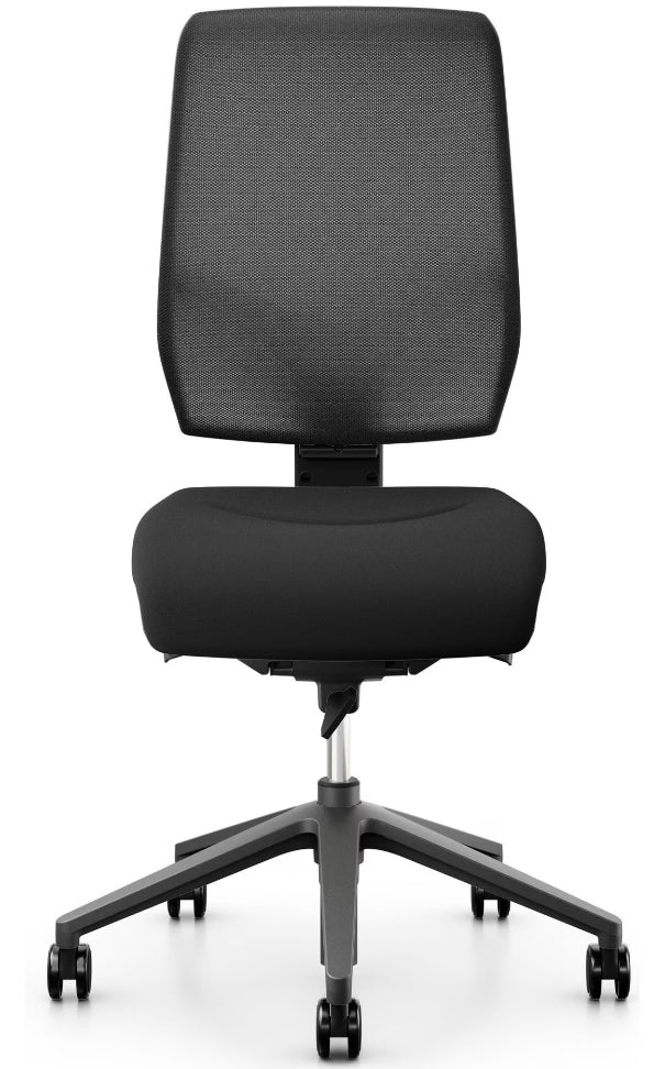 Giroflex Bürostuhl 68 – Sitzhöhe 40–52 cm, 120 kg, schwarz