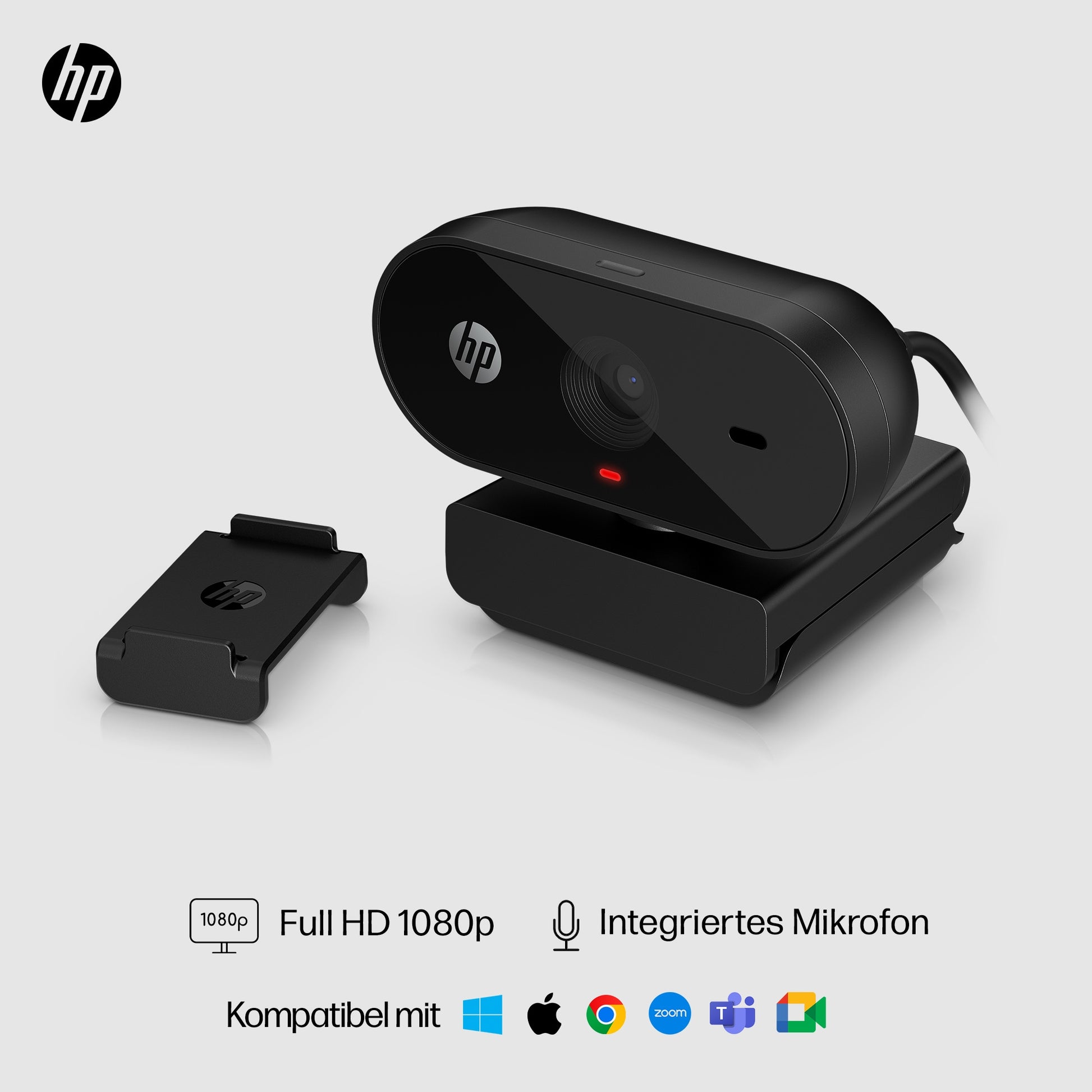 HP 320 – Webcam – Full HD 1080p, USB‑A