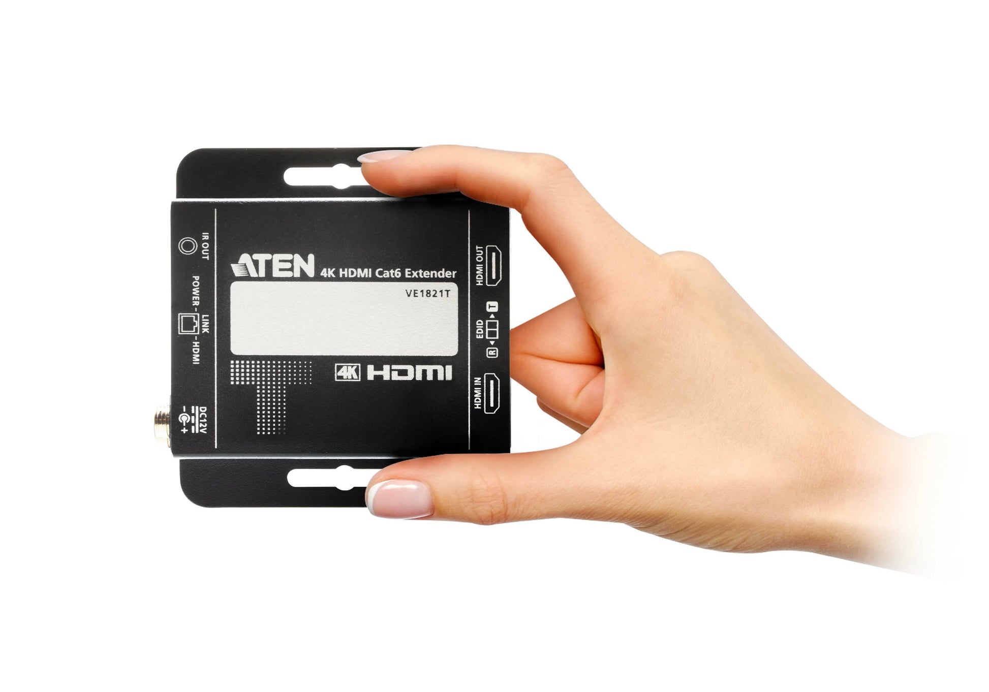 ATEN VE1821-AT-G – HDMI Extender-Set, über Cat5e/Cat6, 1× HDMI Ein-/Ausgang, 4K@60 Hz, 35 m, 3D, IR, HDCP1.4