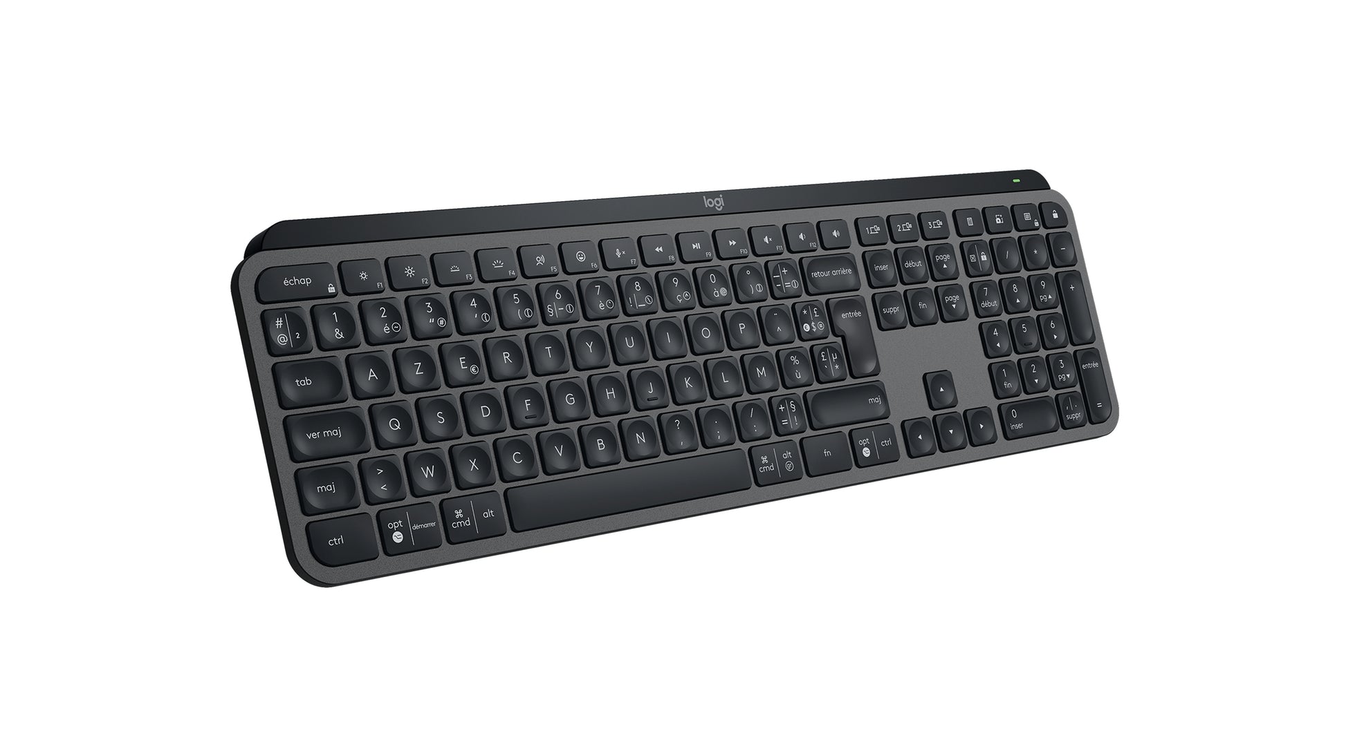 Logitech MX Keys S – Kabellos (RF + Bluetooth), AZERTY