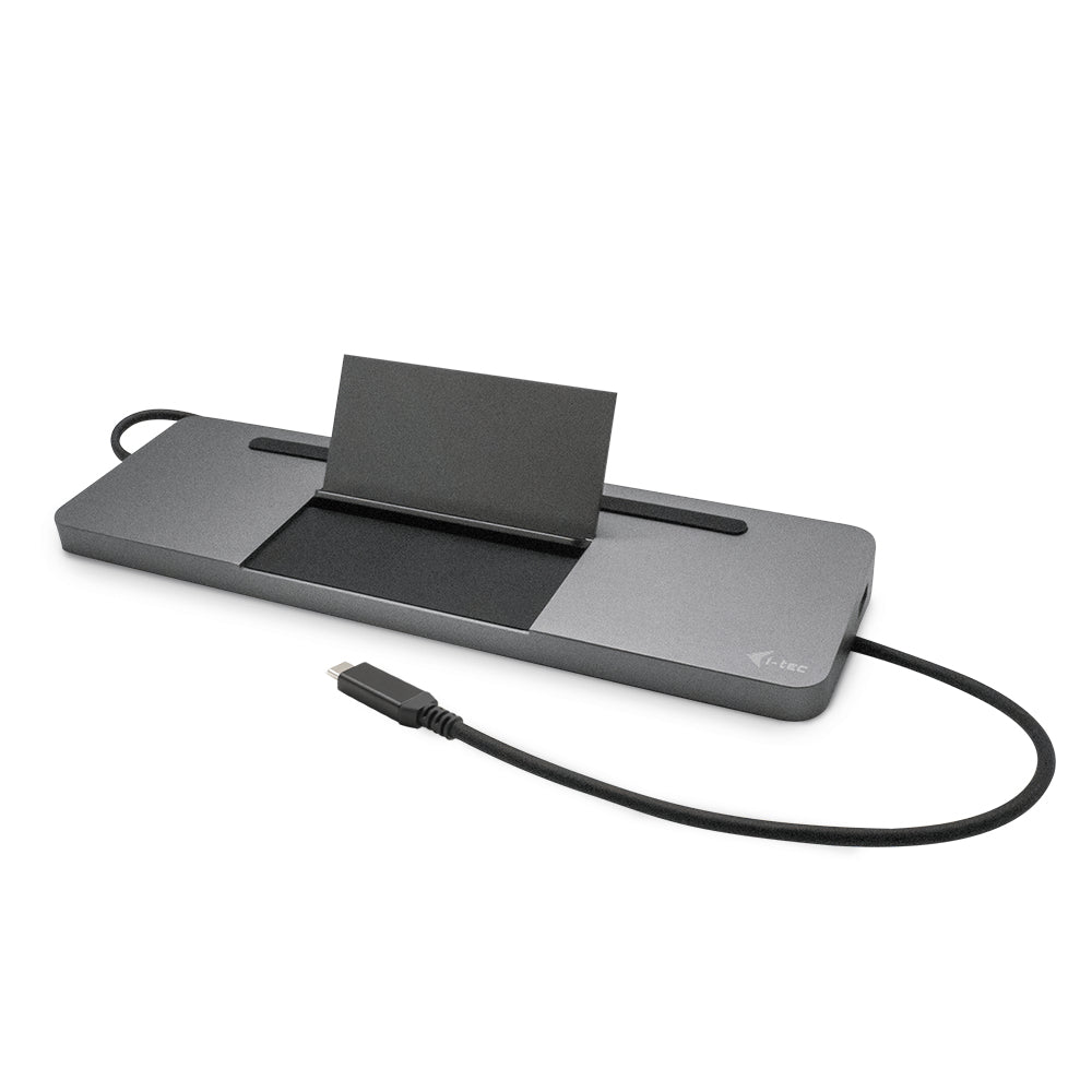 i-tec Dockingstation – USB-C, DP/HDMI/VGA, 4× USB-A, 1× USB-C, 85 W PD, GbE, für Windows/Mac/Linux