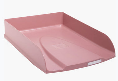 Exacompta Skandi – Briefkorb-Set für A4+, Kunststoff (recycelt), Rosa, 6er-Set