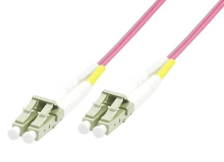 Microconnect LWL-Patchkabel – LC-ST, Multi-Mode OM4, 50 m