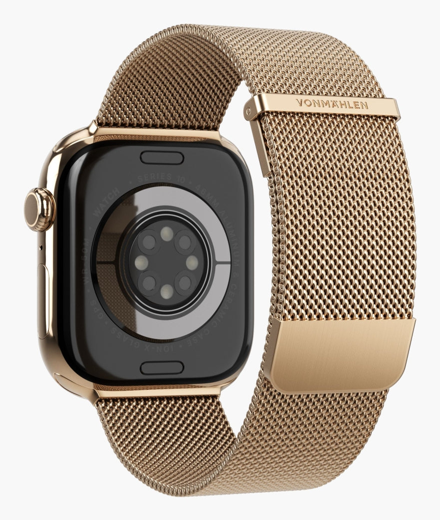 Vonmählen Milanese Loop 2 – Armband – für Apple Watch 40/41/42 mm, Sunset Gold, One Size, Edelstahl