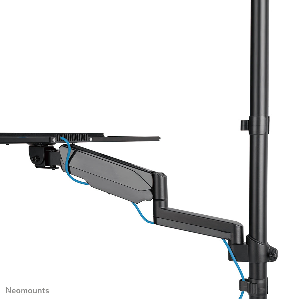 Neomounts WL90-325BL1 – Wandhalterung, bis 32", 1–9 kg, Gasfeder, Tastatur- & Mausplatte, Schwarz
