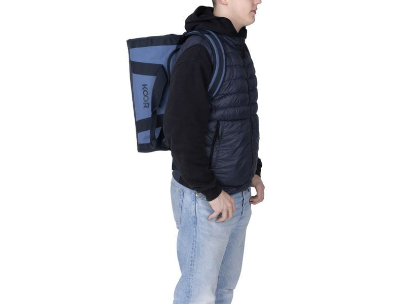 KOOR Sporttasche Misty Skies – 30 L, aus rPET, Blau, 30,5 × 40 × 50 cm