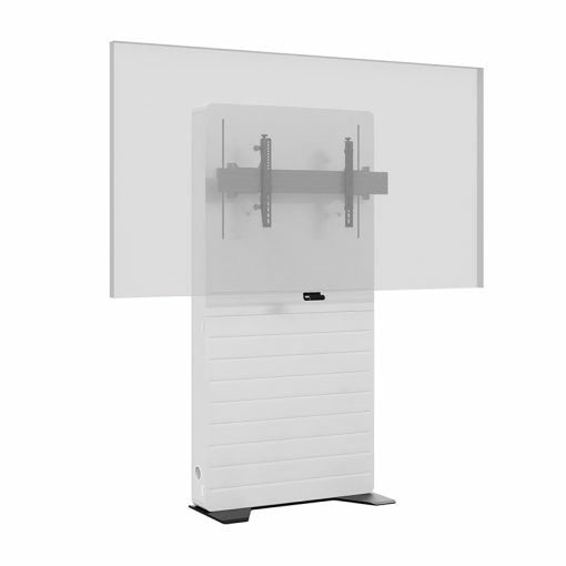 Hagor Bodenständer – 75–98" – VESA 200×200–800×600 – bis 150 kg – CON-Line Big FS Lift