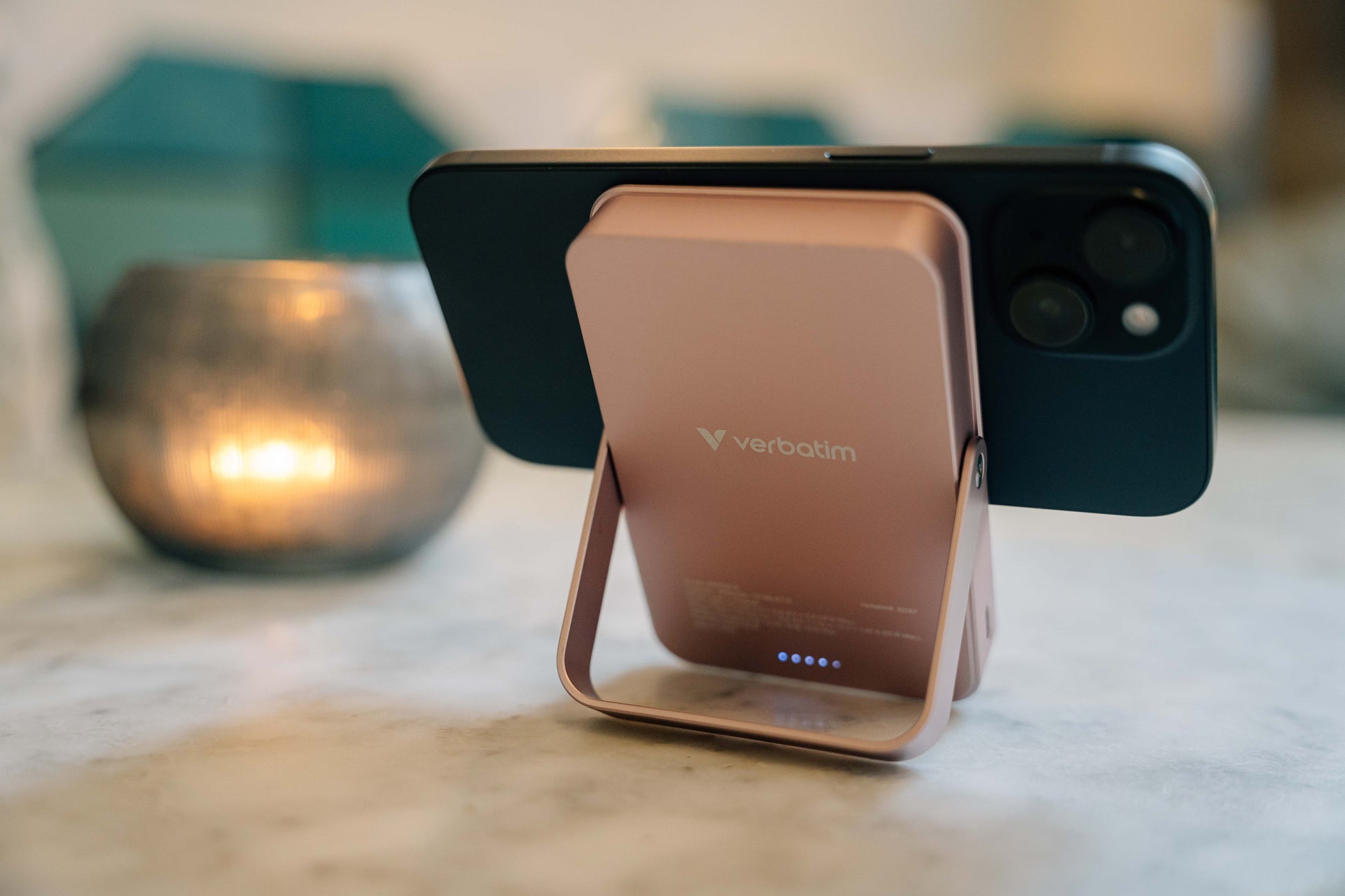 Verbatim MagSafe Powerbank 10'000 mAh – 20 W PD, 15 W MagSafe, 1× USB-C, schwarz