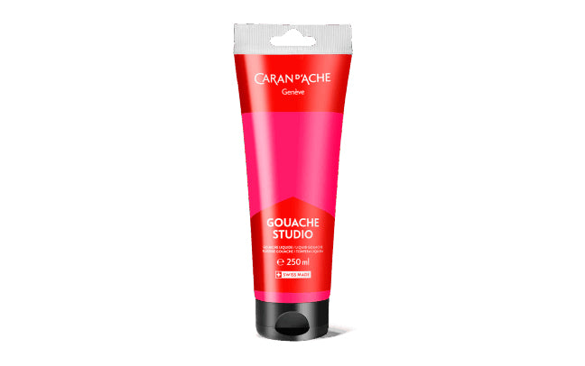Caran d-Ache Caran d'Ache – Studio – Gouache – Fluoreszierendes Purpur, 250 ml
