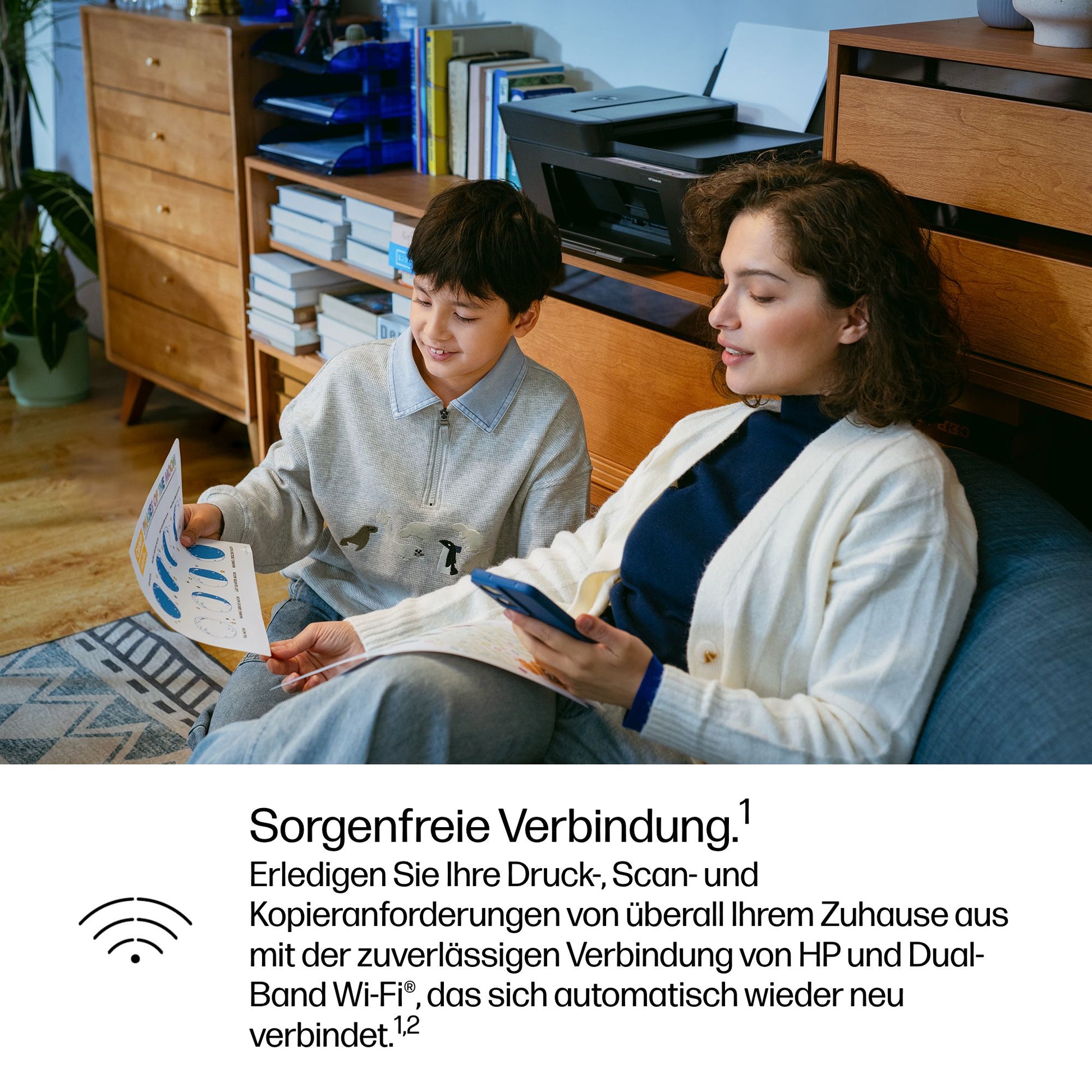 HP DeskJet 4330 – Farbtintenstrahl-Multifunktionsdrucker, A4, 3-in-1, Duplex, ADF, WLAN, AirPrint, Mopria
