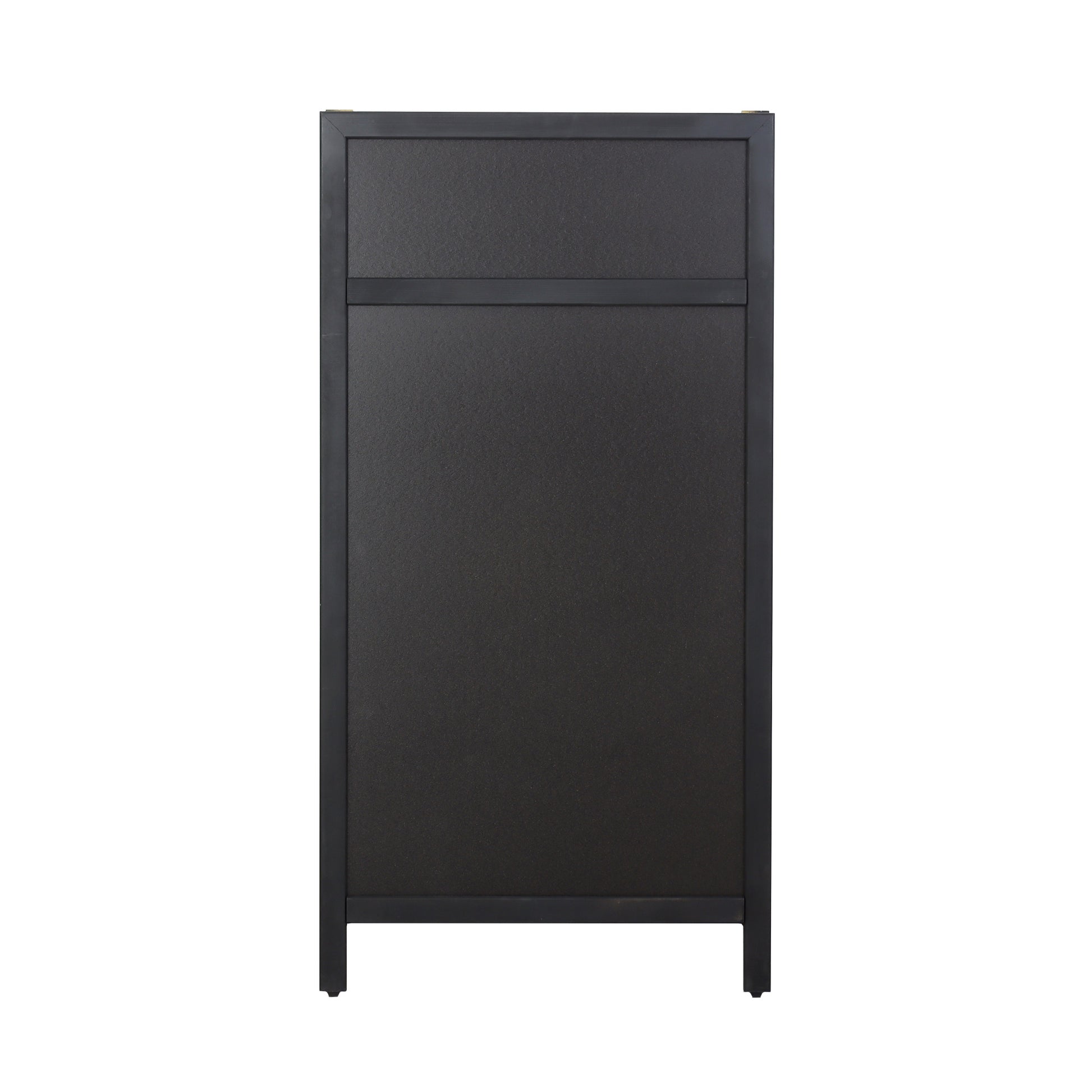 EUROPEL Kundenstopper Kreidetafel – 660 × 1'280 mm – Kiefernholz – schwarz