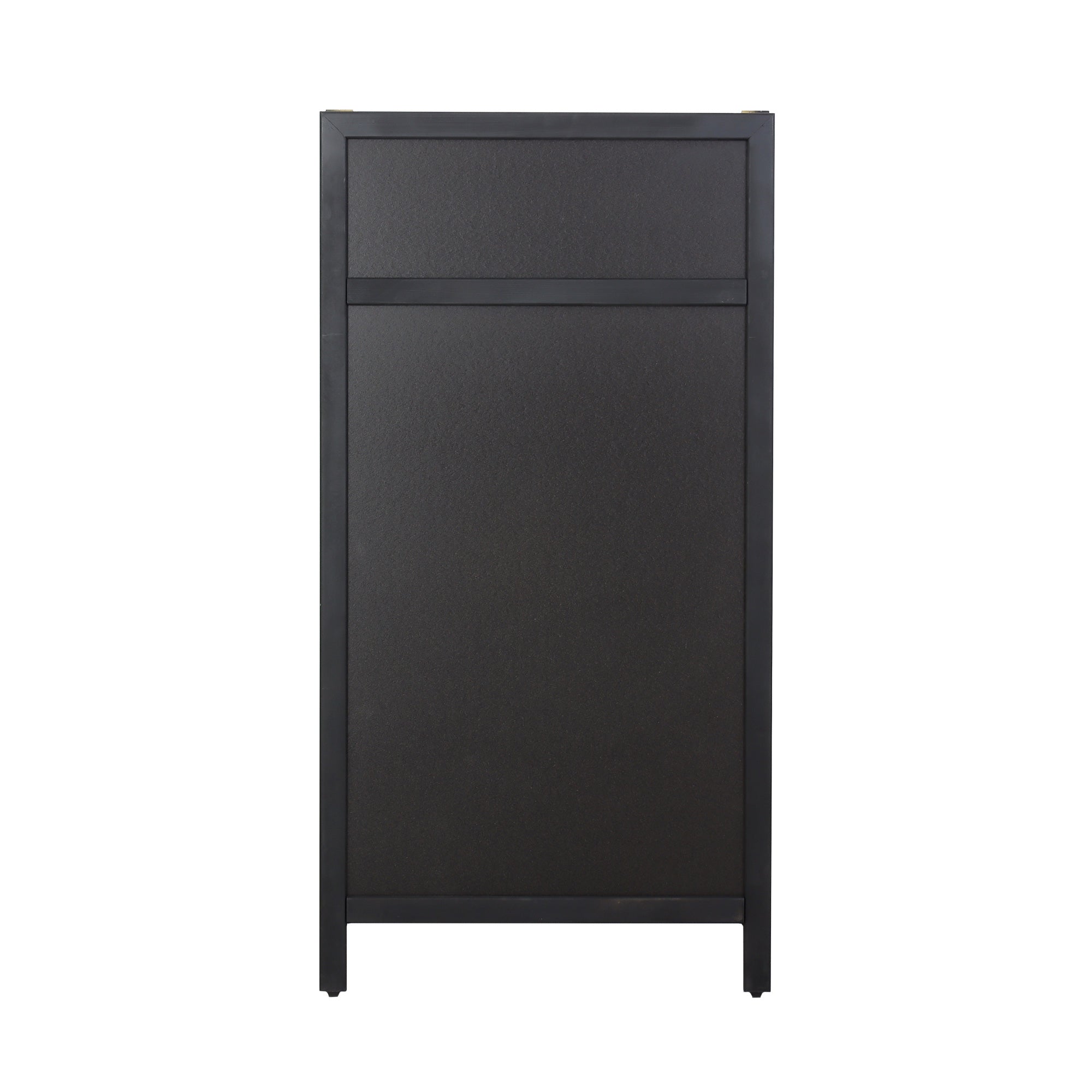 EUROPEL Kundenstopper Kreidetafel – 660 × 1'280 mm – Kiefernholz – schwarz