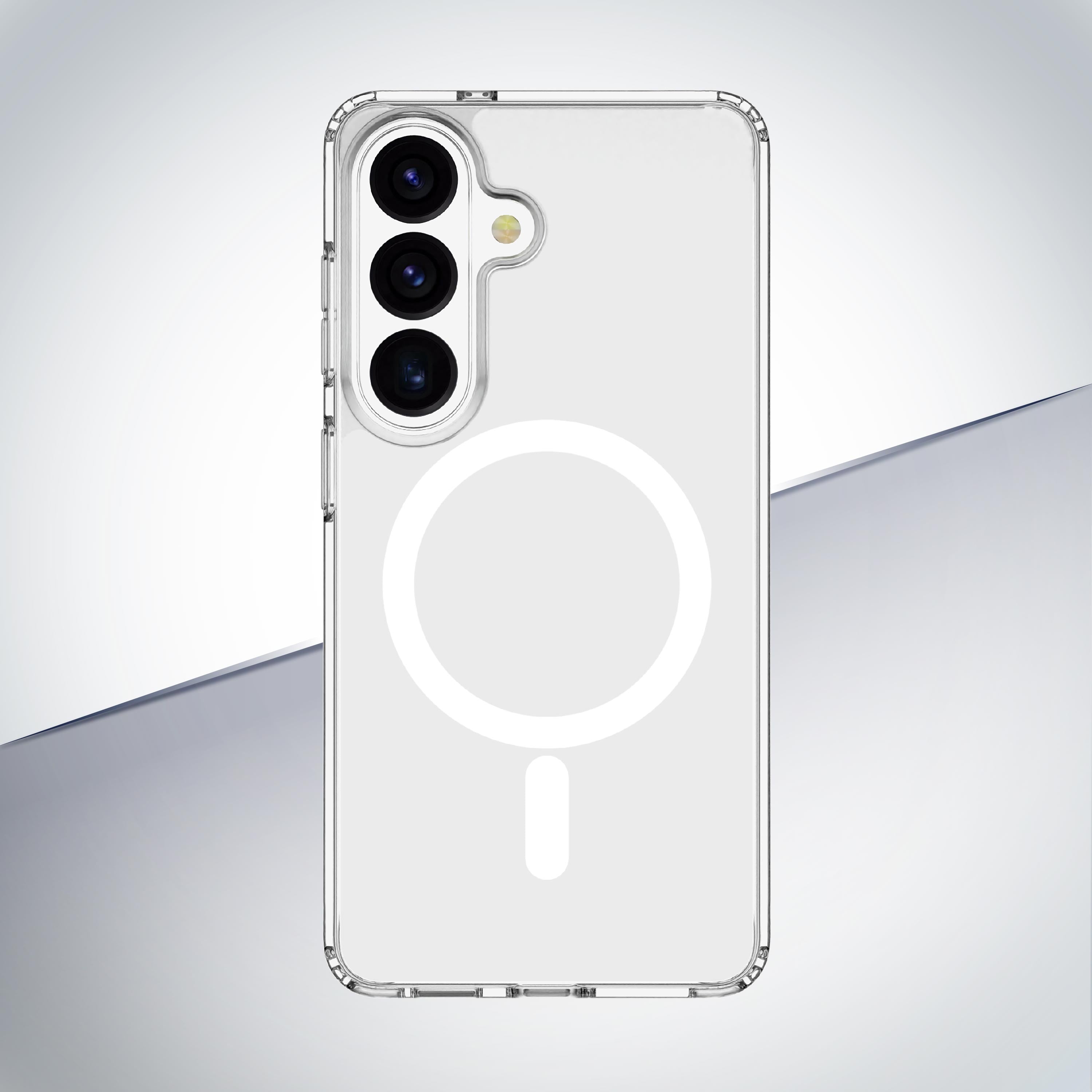 Cellularline Clear Mag Backcover – für Samsung Galaxy S26, MagSafe, Kunststoff, Transparent