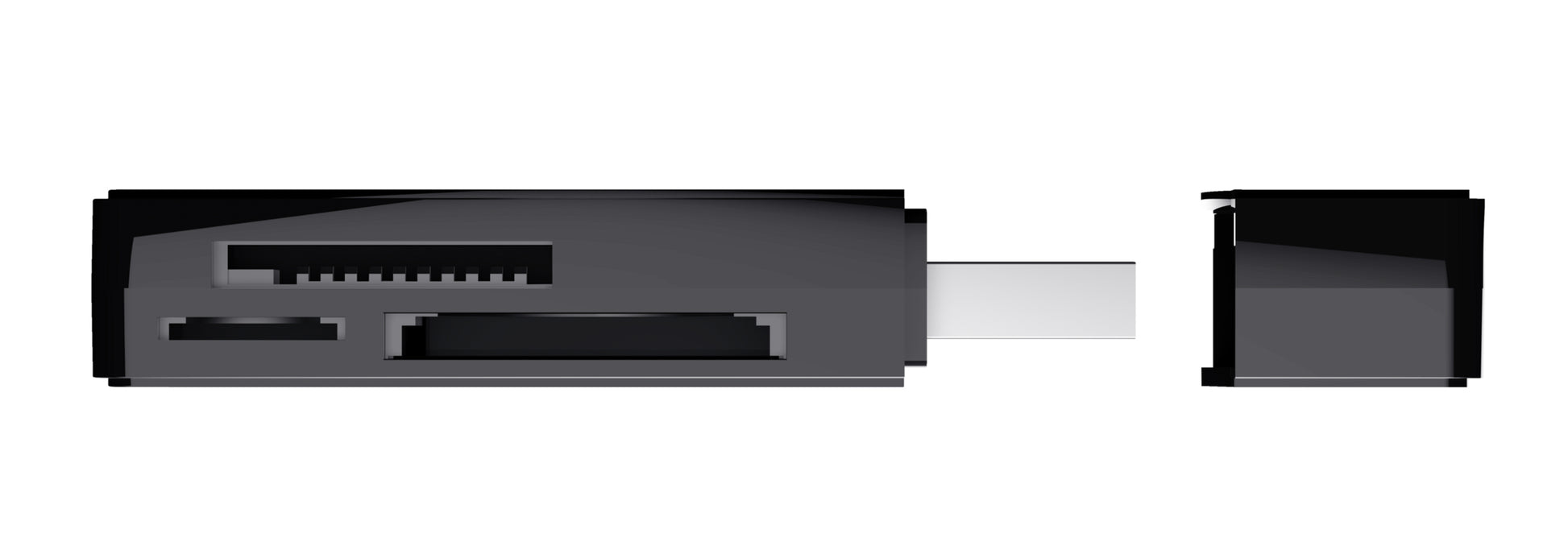 Trust Speichergerät – USB 3.2 Gen 1 Typ-A, Plug & Play, für microSD, SD, MS Micro (M2)
