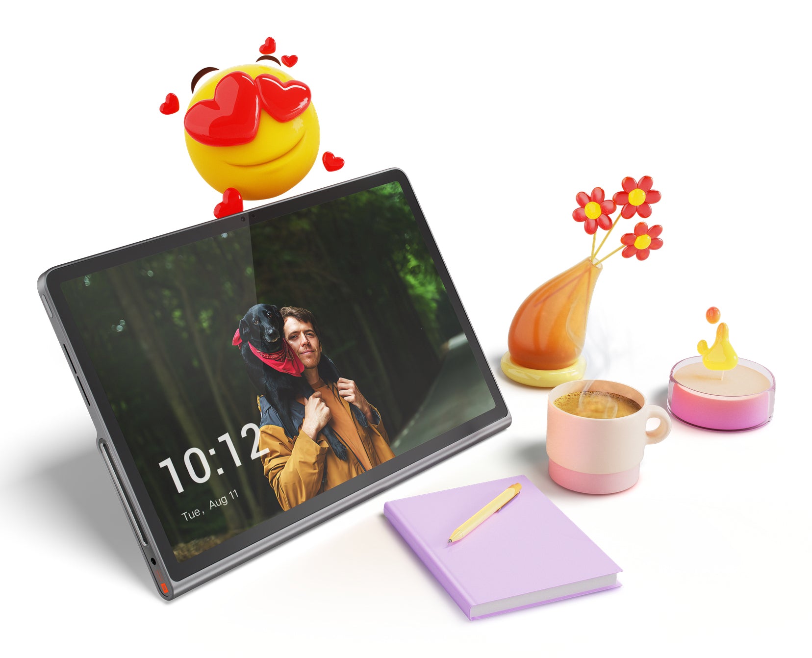 Lenovo Tab Plus – 11,5", 128 GB, 8 GB RAM, WLAN, Android 14, Grau