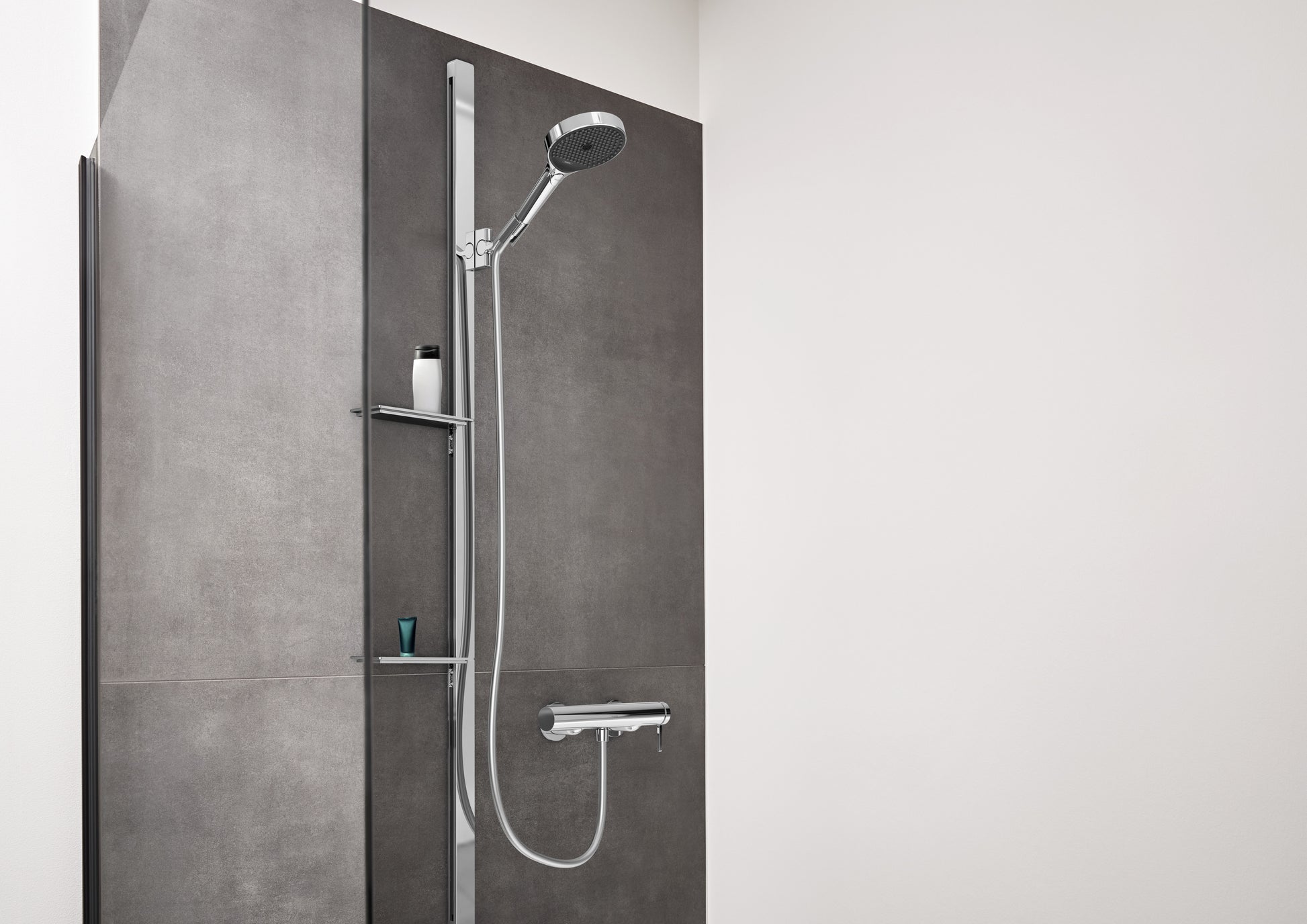 Hansgrohe Rainfinity Handbrause 130 – Ø13 cm, Metall, 3 Strahlarten, Chrom