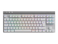 Logitech G G515 LIGHTSPEED TKL – mechanisch – Bluetooth & 2,4 GHz (Nano-Empfänger) – QWERTZ (DE) – Weiss