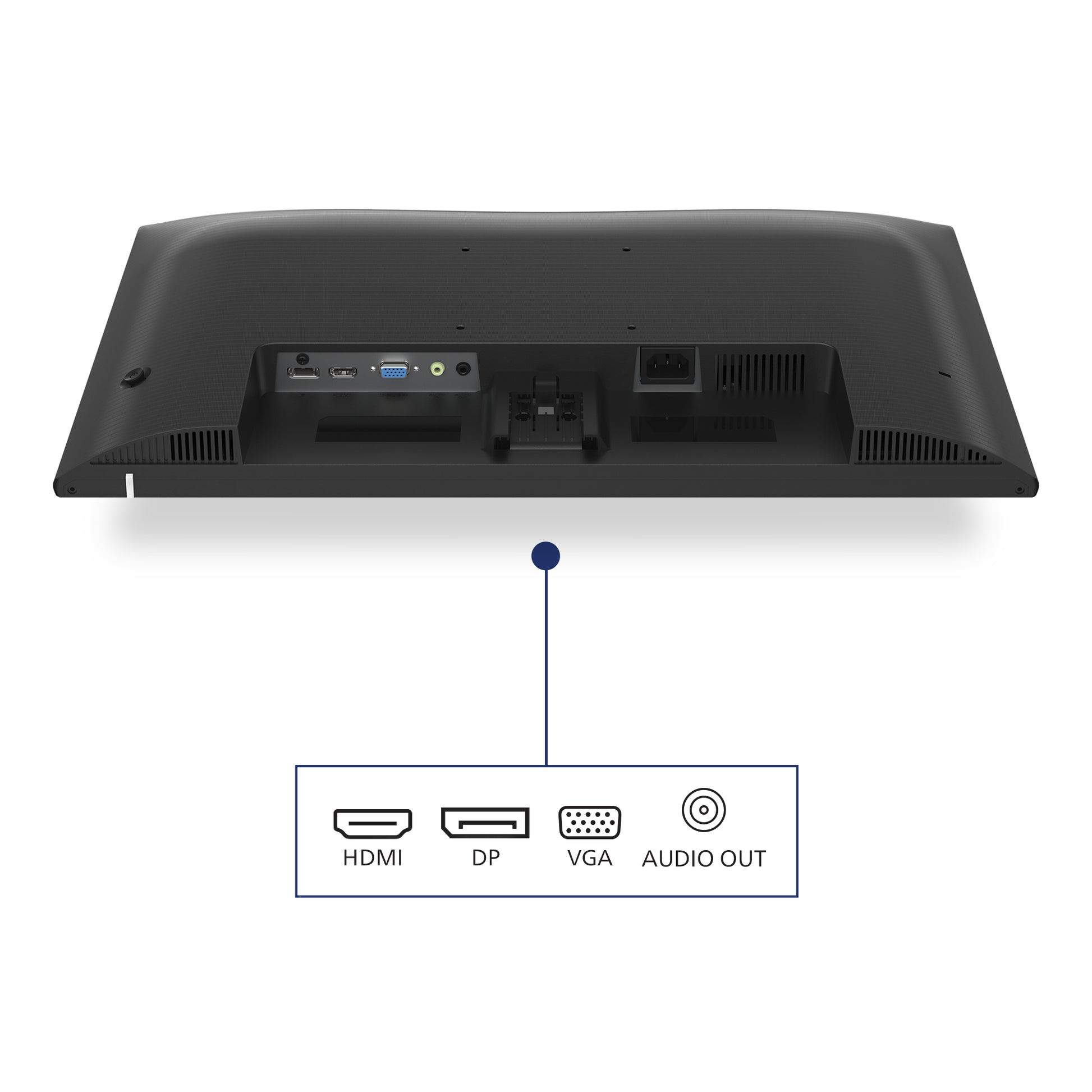 Philips 24E1N1200A/00 – Monitor, 23,8", IPS, 120 Hz, 300 cd/m², Eingebaute Lautsprecher, Schwarz