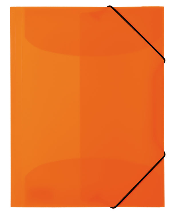 HERMA Sammelmappe, für A4, Kunststoff, orange, mit Gummizug