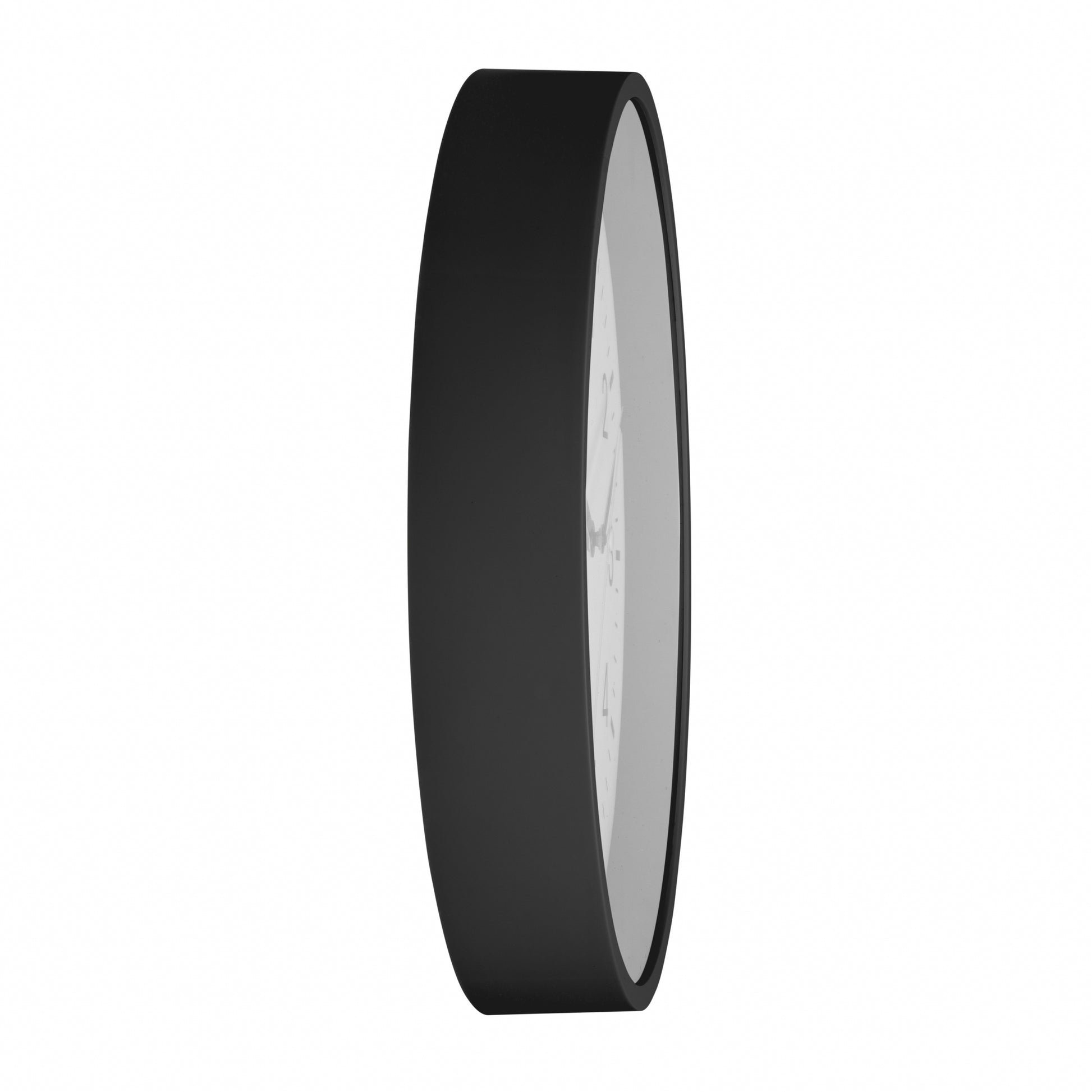 TFA-Dostmann TFA Dostmann Wanduhr – Funk, analog, Ø 24,5 cm, schwarz, Kunststoff/Glas