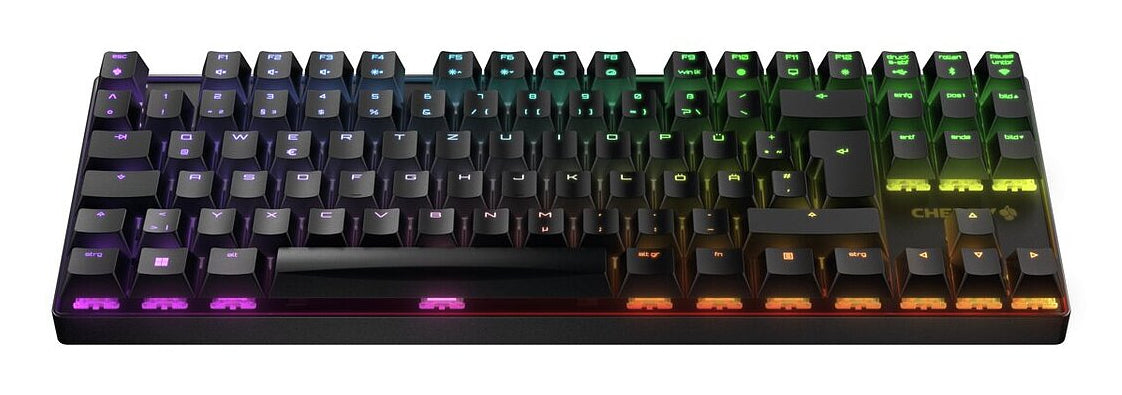 CHERRY MX 8.2 – Tastatur TKL – mechanisch – Bluetooth & 2,4 GHz (Nano-Empfänger) – QWERTY (Nordisch) – RGB