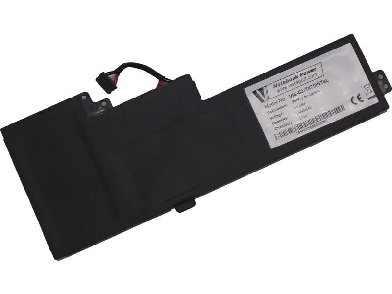Vistaport Notebook-Akku – für Lenovo ThinkPad T470/T480, A475/A485 – 24 Wh, 11,46 V (3 Zellen) – Schwarz