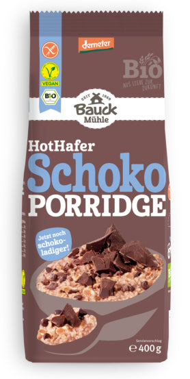 Bauck Mühle Hot Hafer Schoko – Bio, glutenfrei – 400 g