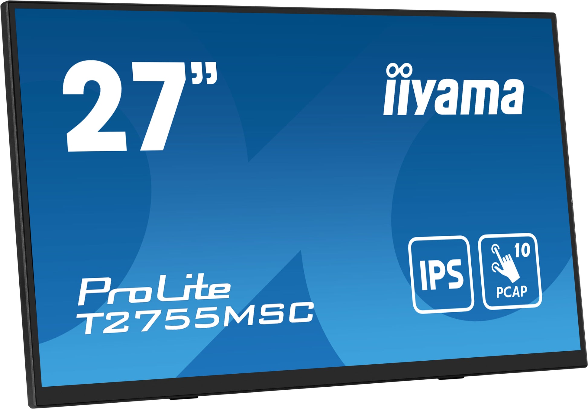 iiyama T2755MSC-B1 – Monitor, 27", 1920 × 1080 (Full HD), Touch, 360 cd/m²