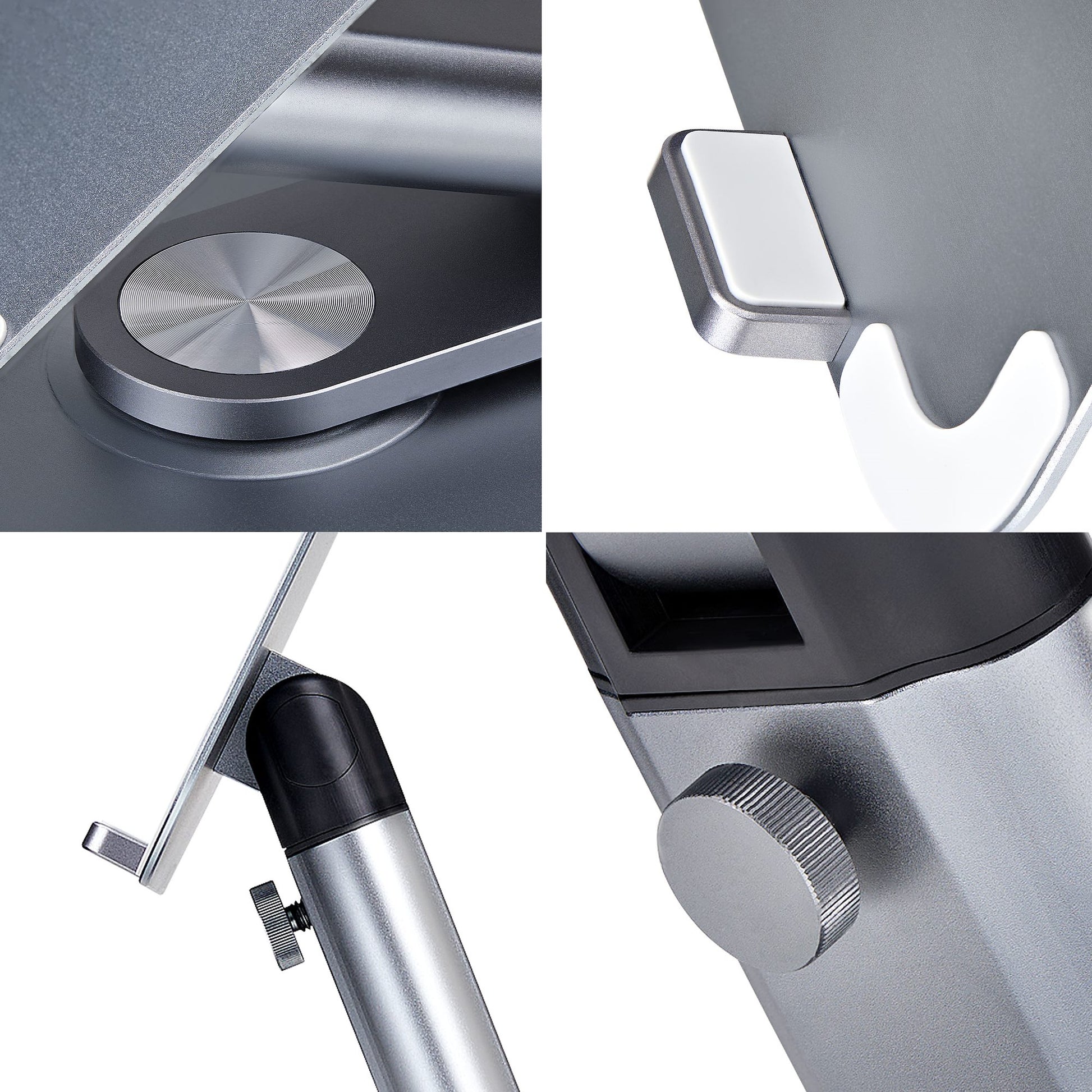 StarTech.com Laptop-Ständer – bis 5 kg Traglast, höhenverstellbar, 360° drehbar – Silber