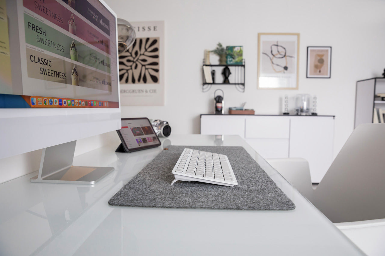 CHERRY KW 7100 Mini – Tastatur, kabellos (Bluetooth), FR-Layout (FR), Weiss – für macOS