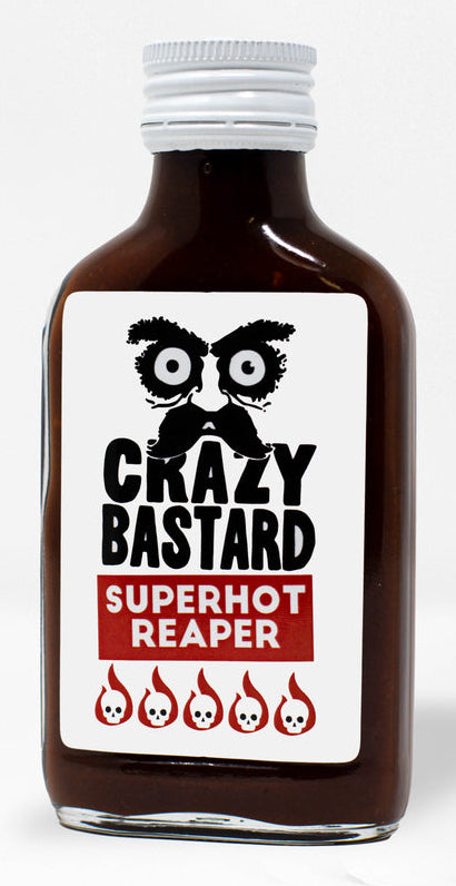 Crazy Bastard Sauce Chilisauce Superhot Reaper, vegan – 100 ml