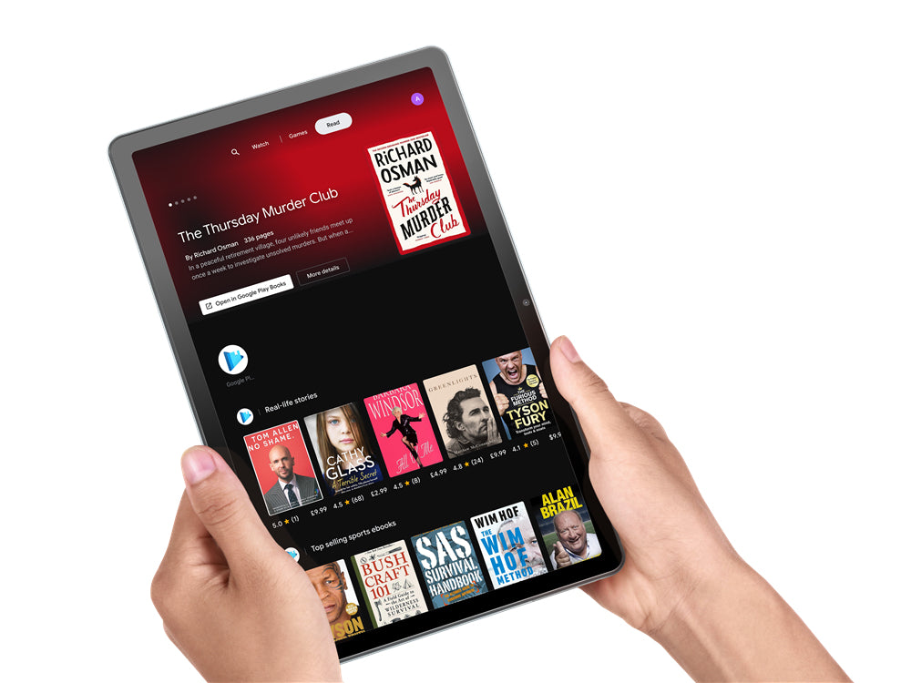 Lenovo Tab M10 Plus – 10,6", 128 GB, 4 GB RAM, Wi‑Fi, Grau