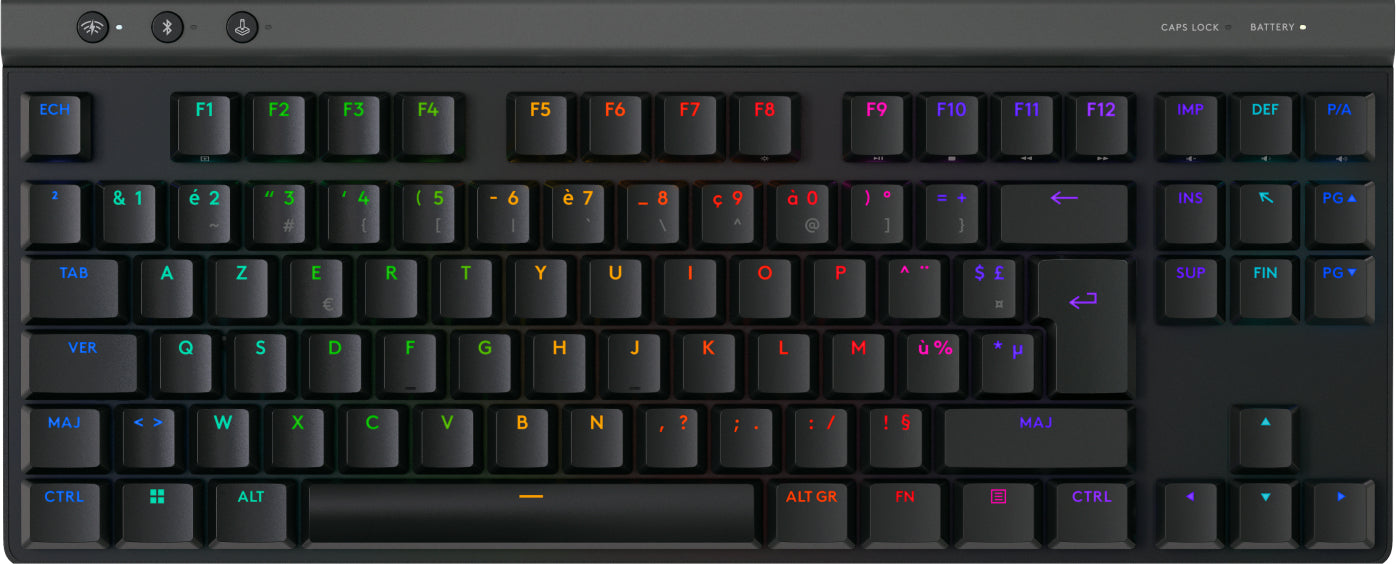 Logitech G G515 LIGHTSPEED TKL – Gaming-Tastatur – Mechanisch – Bluetooth & 2,4 GHz – AZERTY (FR) – RGB