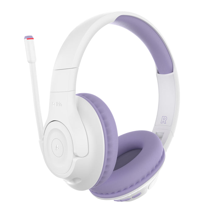 Belkin SoundForm Inspire – On-Ear Kopfhörer – Bluetooth – für Kinder – Weiss