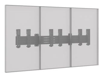 Hagor Wandhalterung – Fix – 32–43" – VESA 200×200 – bis 50 kg, für 3 Displays – CPS Menuboard W3P