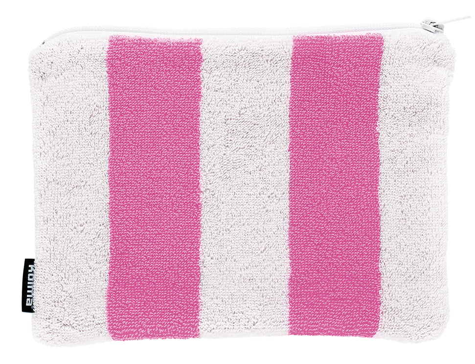 Kolma Etui, Stripy Flamingo, weiss, Baumwolle, 24,5 × 18,5 cm