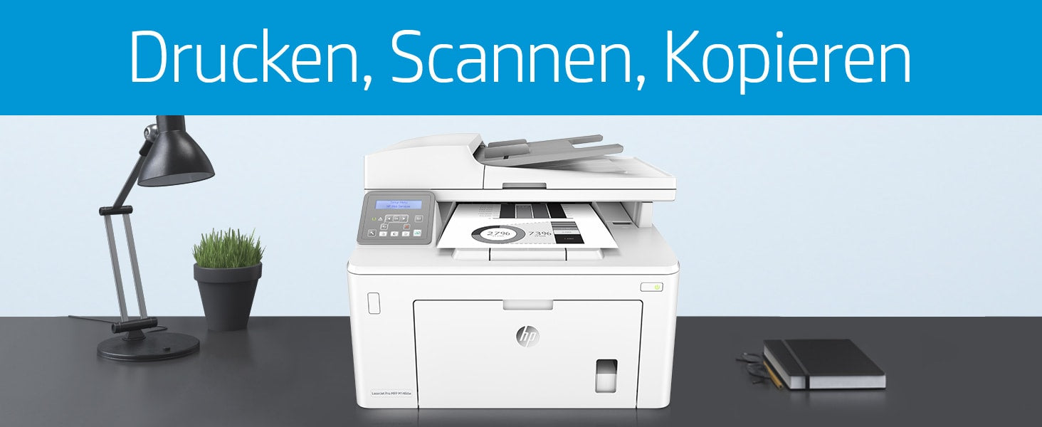 HP LaserJet Pro MFP M148dw – SW-Laser-Multifunktionsdrucker, A4, 3-in-1, Duplex, ADF, WLAN/LAN, AirPrint