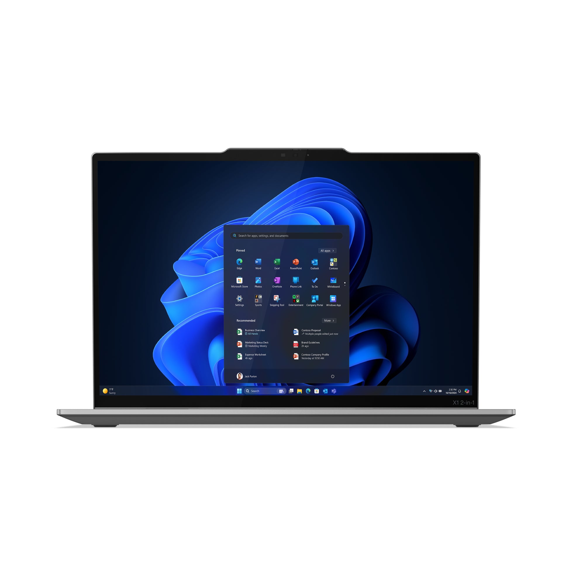 Lenovo ThinkPad X1 2-in-1 Gen 10 – Intel Core Ultra 7 258V, 14" 2.8K OLED, 32 GB, 1 TB SSD, Windows 11 Pro