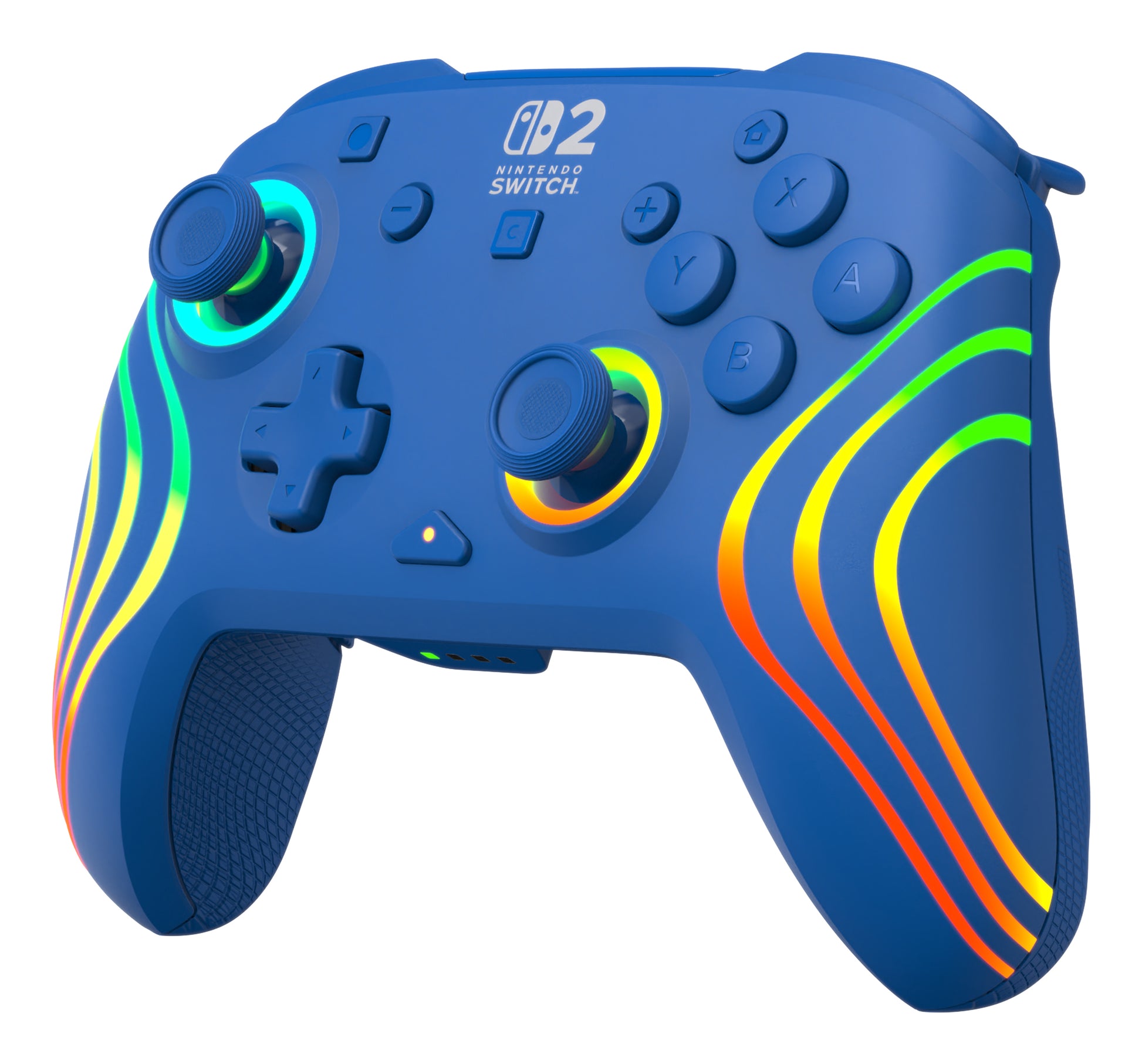 Turtle Beach Afterglow Wave – Gamepad – Bluetooth/USB, RGB, für Nintendo Switch & mehr, Blau