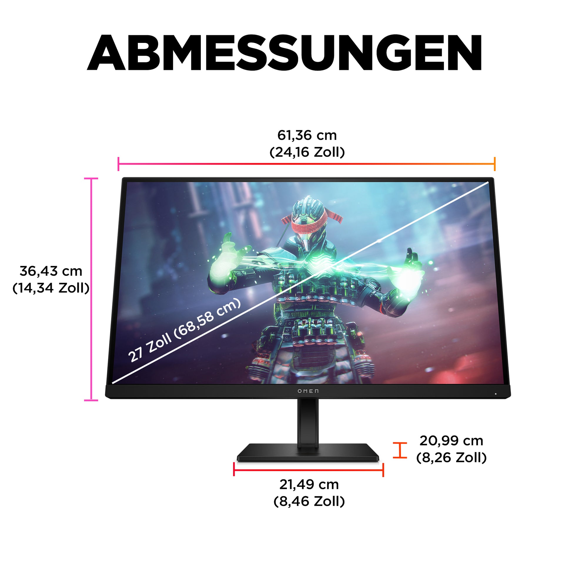 HP OMEN 27k – Monitor, 27", IPS, 144 Hz