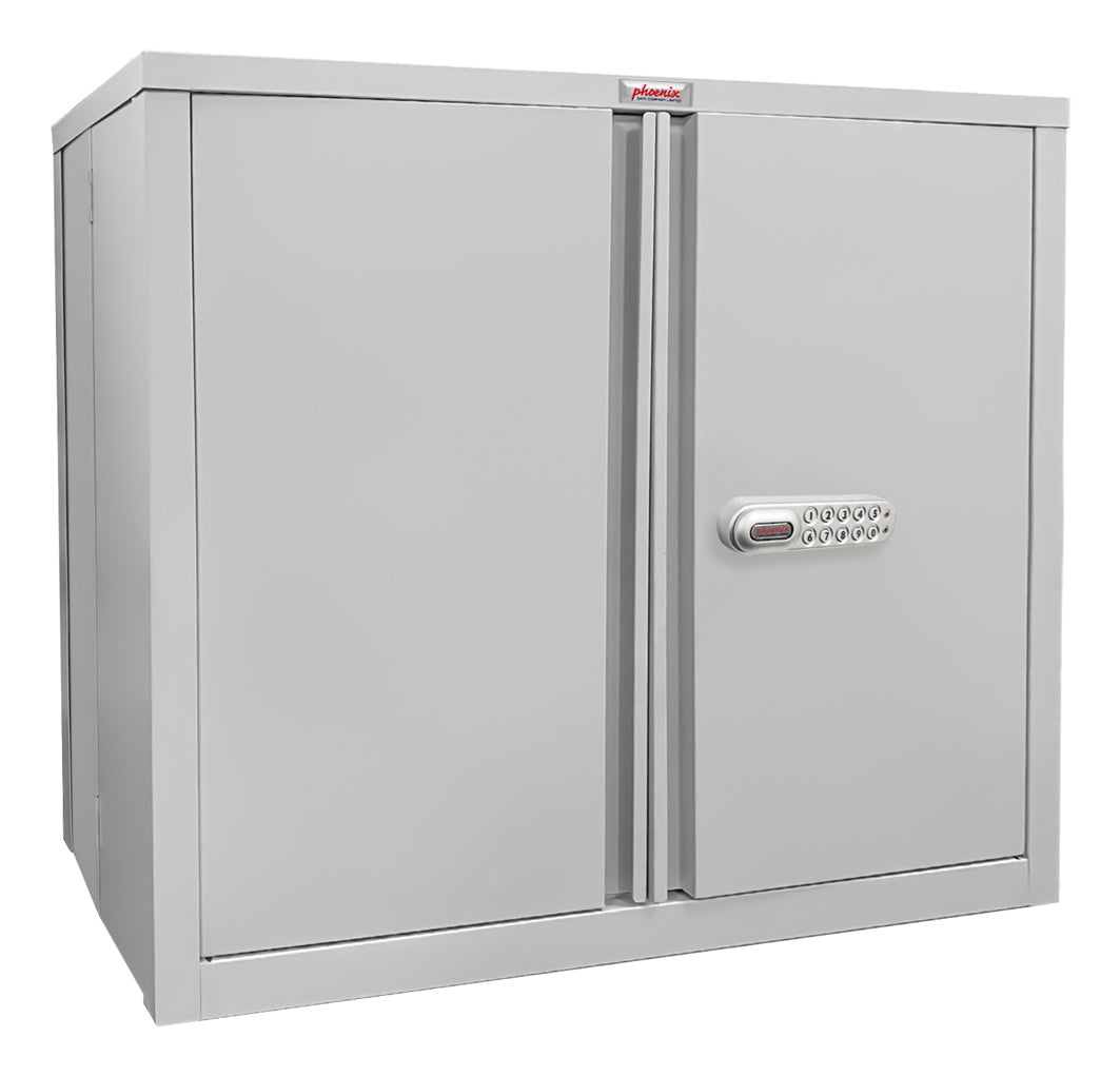 Phoenix Safe Co. SCF0891GGE – Aktenschrank, abschliessbar, 915 × 370 × 830 mm, hellgrau, Stahl
