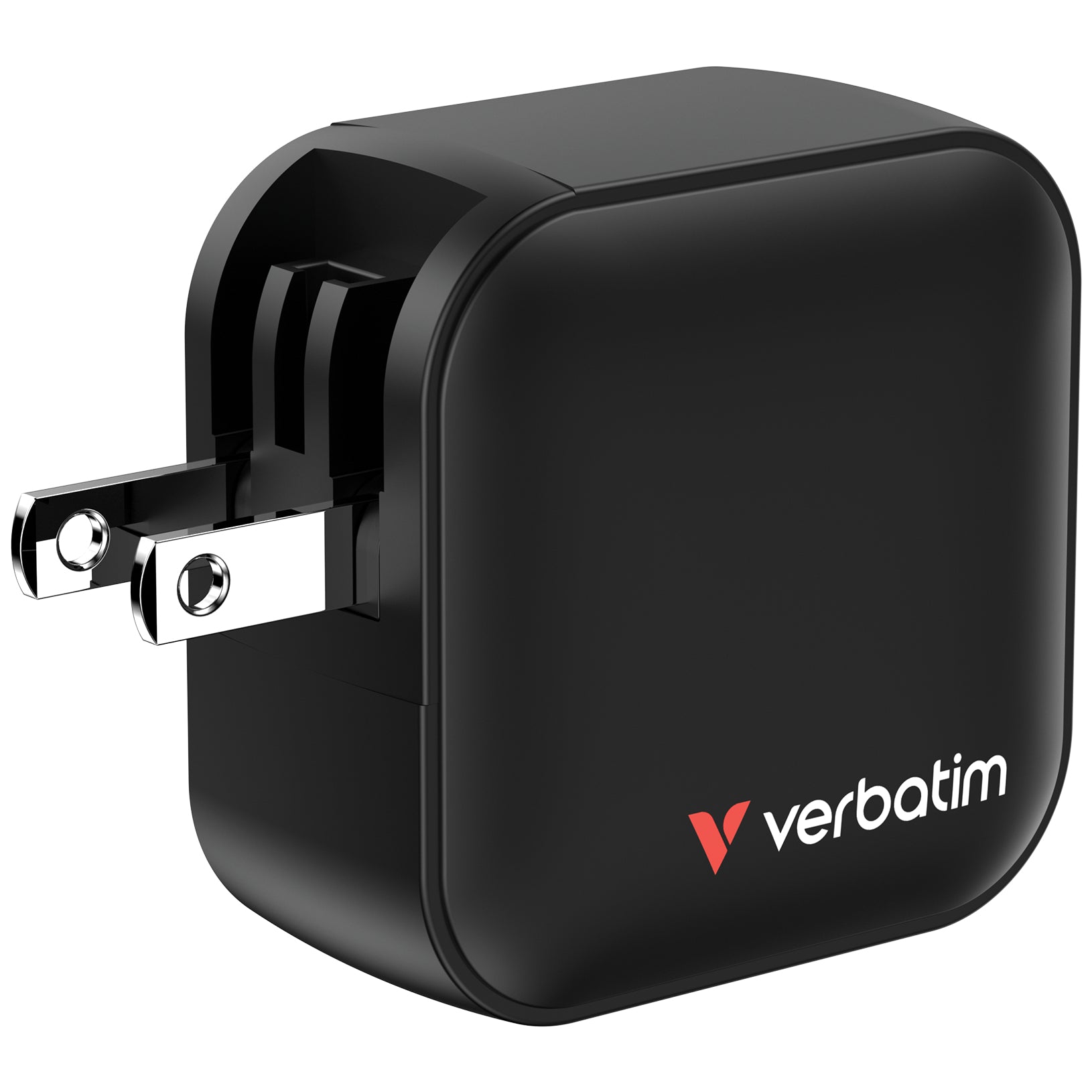 Verbatim Mini GaN Ladegerät 70 W USB-Ladegerät – USB-C×2, USB-A×1 – PD, PPS, QC 3.0