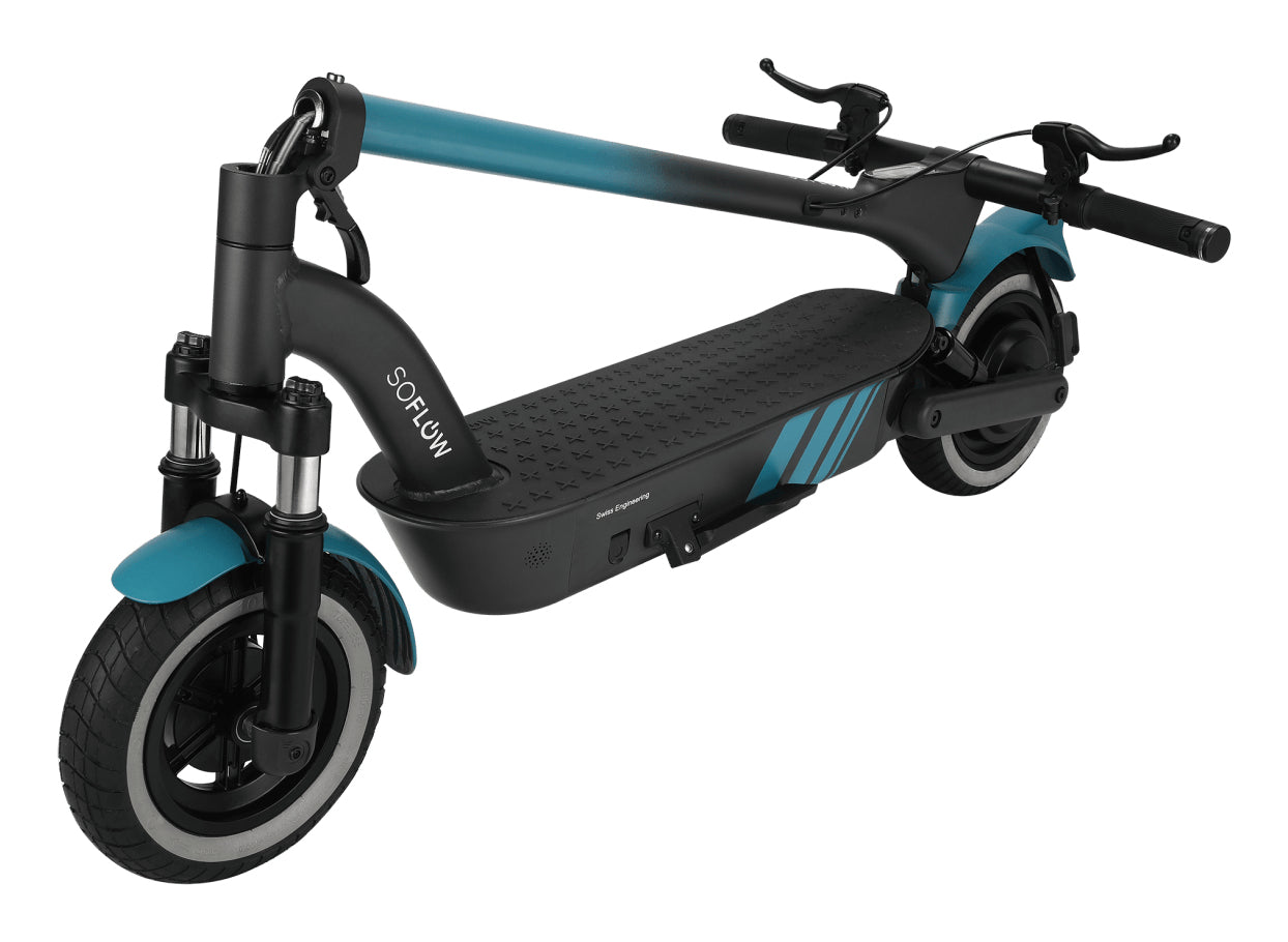 SoFlow SO4 PRO MAX – E-Scooter – 500 W, 10", 22 km/h, Reichweite bis 75 km, 576 Wh, Anthrazit