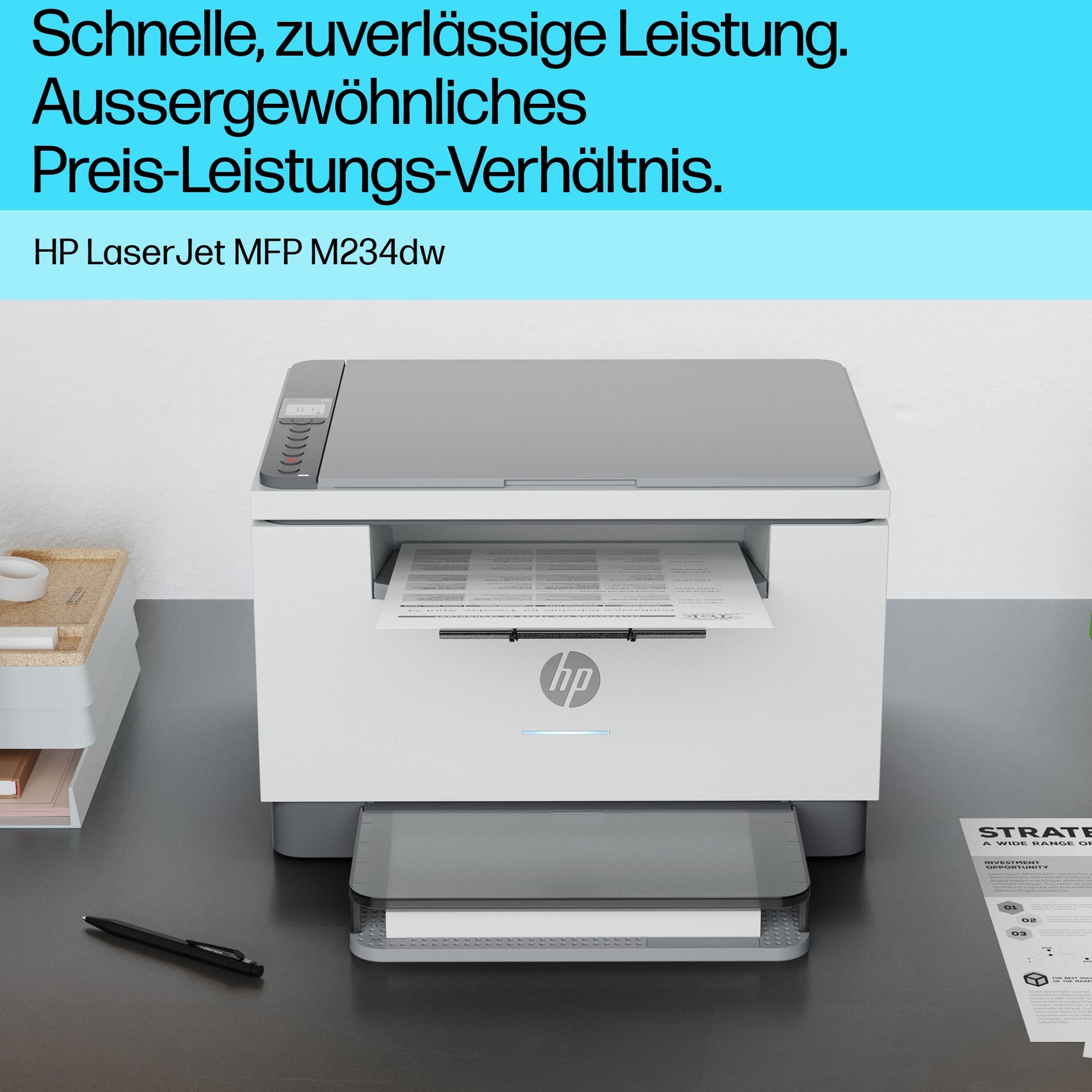 HP LaserJet MFP M234dw – Drucken, Scannen, Kopieren