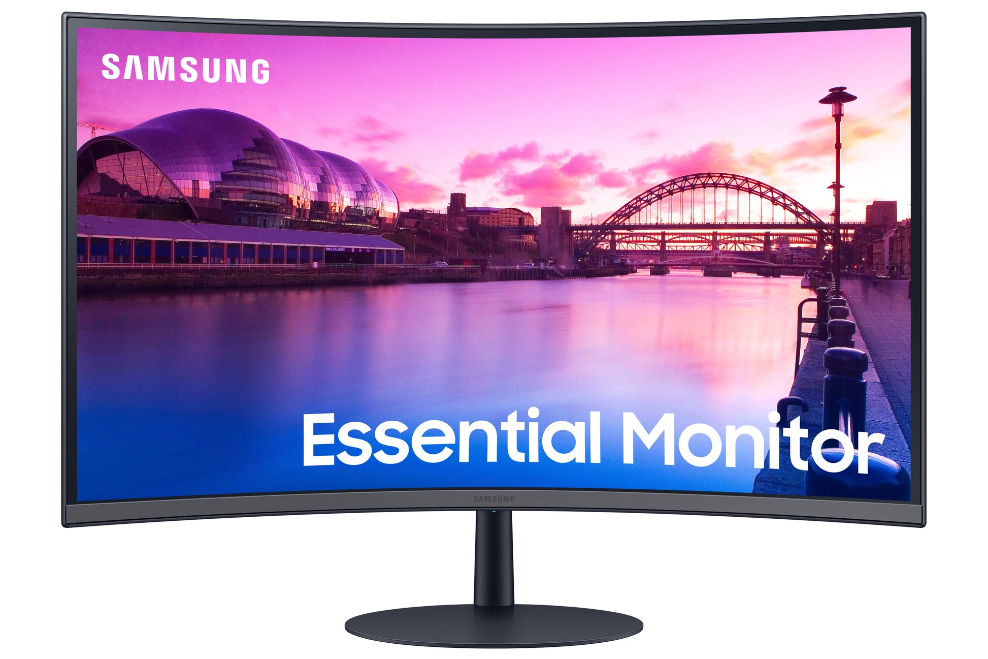 Samsung S27C390Eau – Monitor, 27", VA, 75 Hz, 250 cd/m², AMD FreeSync, Lautsprecher, Schwarz
