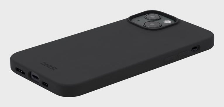 HoldIt Backcover – für Apple iPhone 17 Pro, Silikon, Schwarz