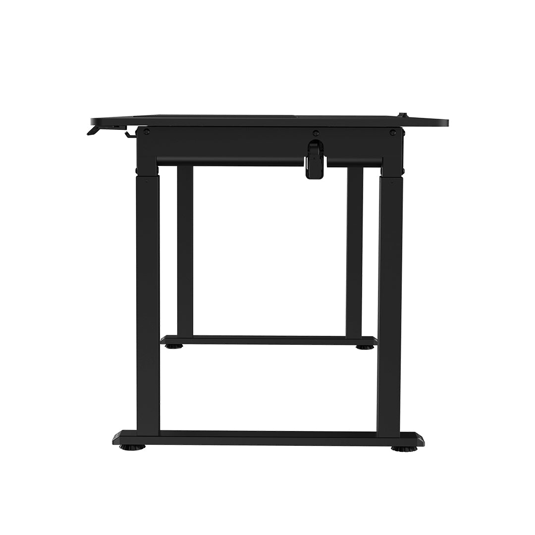 Ultradesk Uplift Gaming-Tisch – 160 × 75 cm, höhenverstellbar, schwarz, Stahl